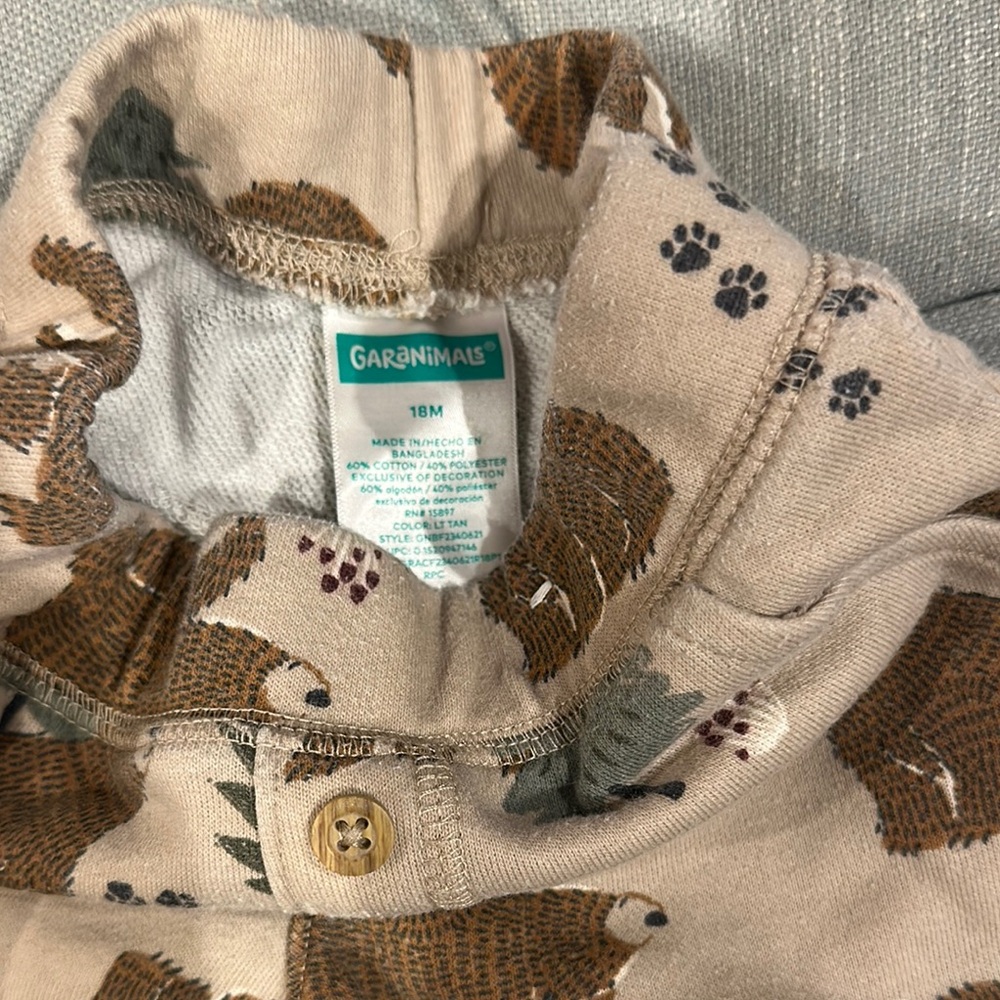 Garanimals Rust Ribbed Onesie - Picture 3 of 4